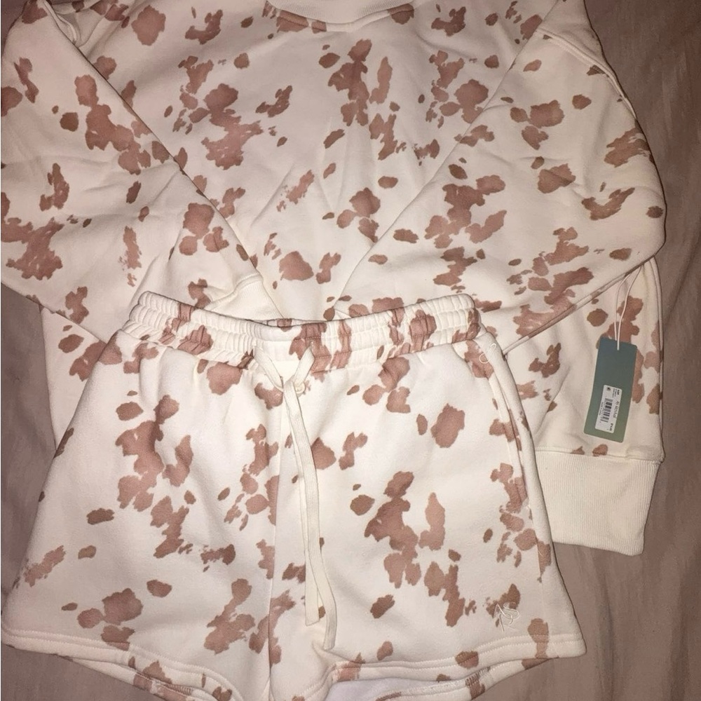 Altar’d State Cow Print Lounge Set